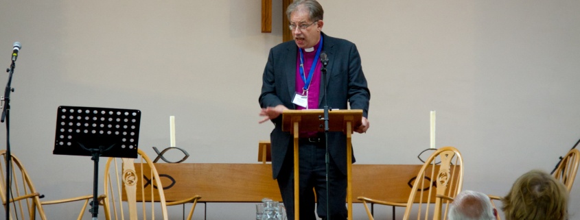 Bishop Steven addressing diocesan synod