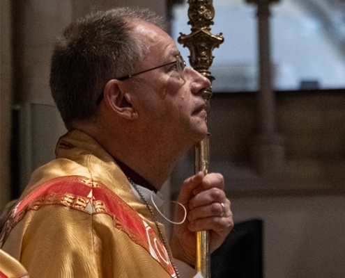 Bishop Steven at Christ Church Cathedral.