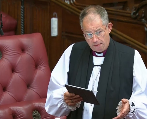 Bishop Steven speaks in the House of Lords