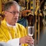 Bishop Steven leads Communion at Christ Church Cathedral, Oxford