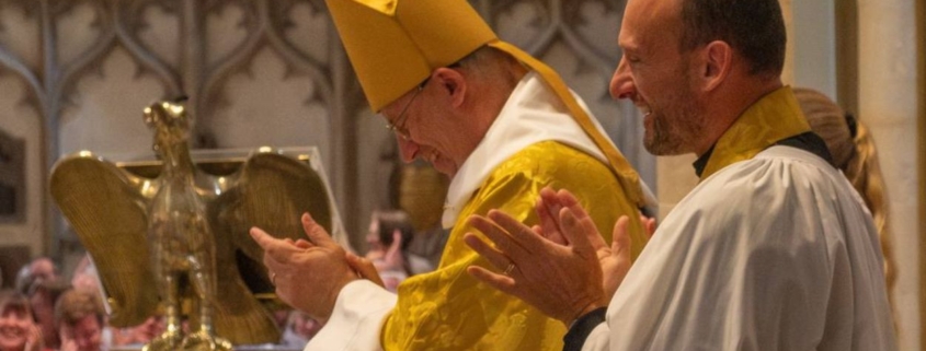 Bishop Steven celebrates newly ordained deacons
